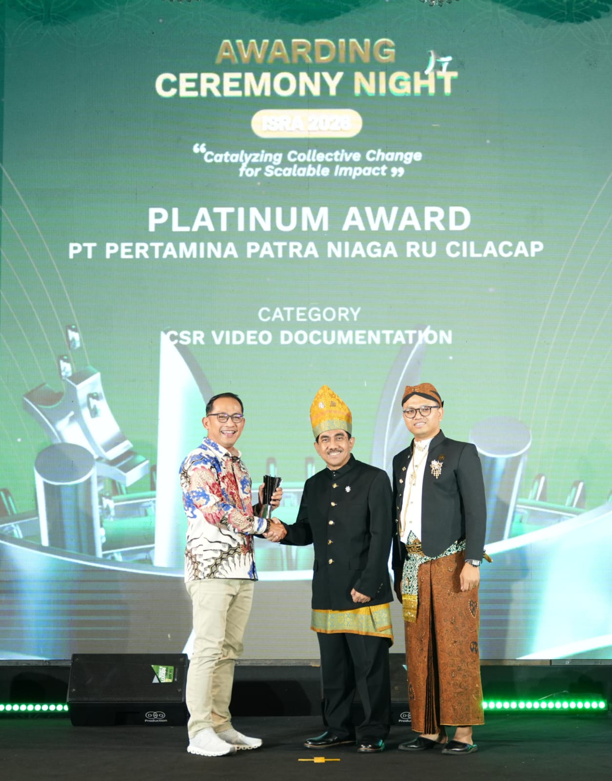 MAMAKU SIGAP Antar Kilang Cilacap Raih Penghargaan Platinum ISRA 2026